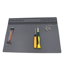 35x25cm Heat-resistant Silicone Pad Desk Mat Maintenance Platform Heat Insulation BGA Soldering Repair Station