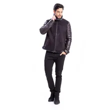 Из натуральной кожи дубленки из овчины куртка для Для мужчин красивый мотоцикл Jacketb3 Курточка бомбер Для мужчин