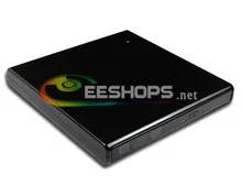 USB 2.0 External DVD Drive for HP Spectre 13 13t Pro Ultrabook Dual Layer 8X DVD RW Writer 24X CD Burner Black Lightscribe Case