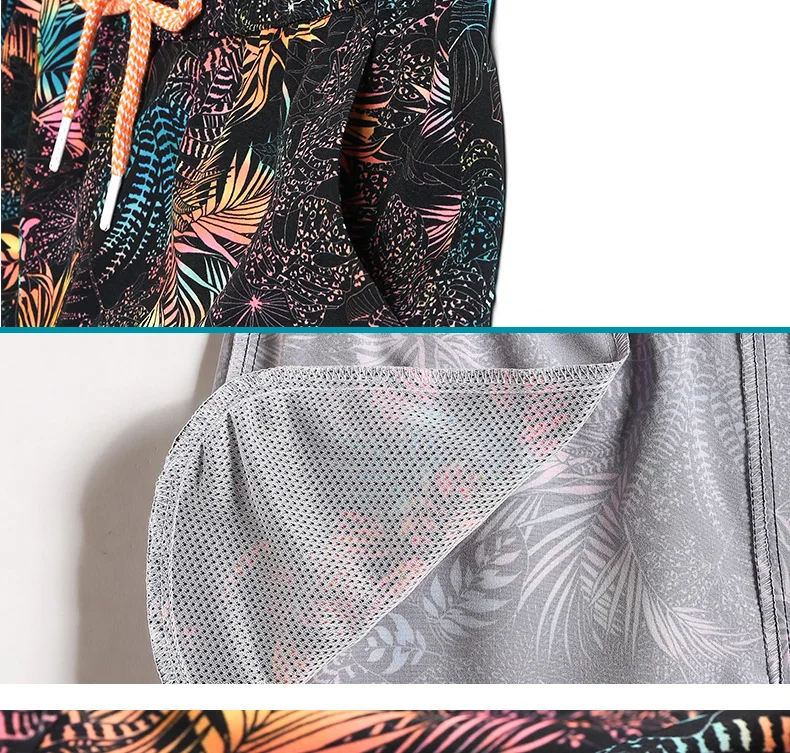 New Female Bathing suit Board shorts hawaiian bermudas quick dry surfing swimsuit breathable beach shorts swimwear mesh