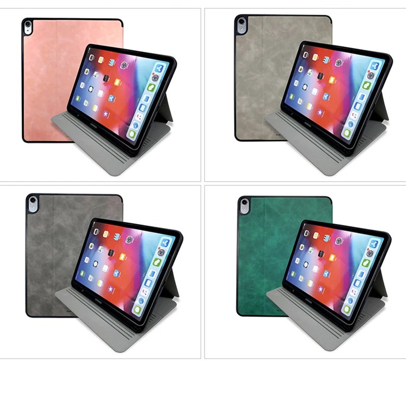 Soft Tablet Protective Cover Case Tablet Frosted PU Leather Flip Cover For ipad Pro 11 Inch Sleeve Full Protector Sleeve Bag (3)