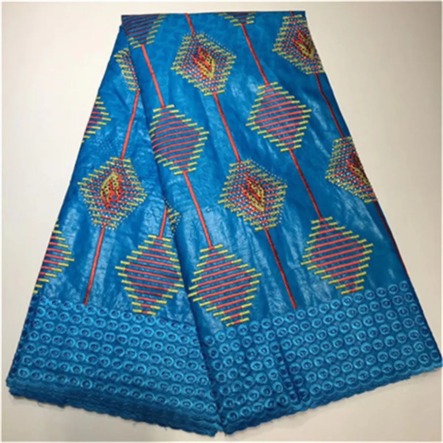 

Luxury bazin brode getzner 2019 latest high quality basin riche getzner jacquard brocade fabric for dress 5yard/lot LD-13