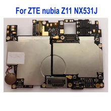 Оригинальная б/у протестированная разблокированная материнская плата для zte nubia Z11 NX531J материнская плата 64 Гб rom материнская плата платы плата гибкий кабель