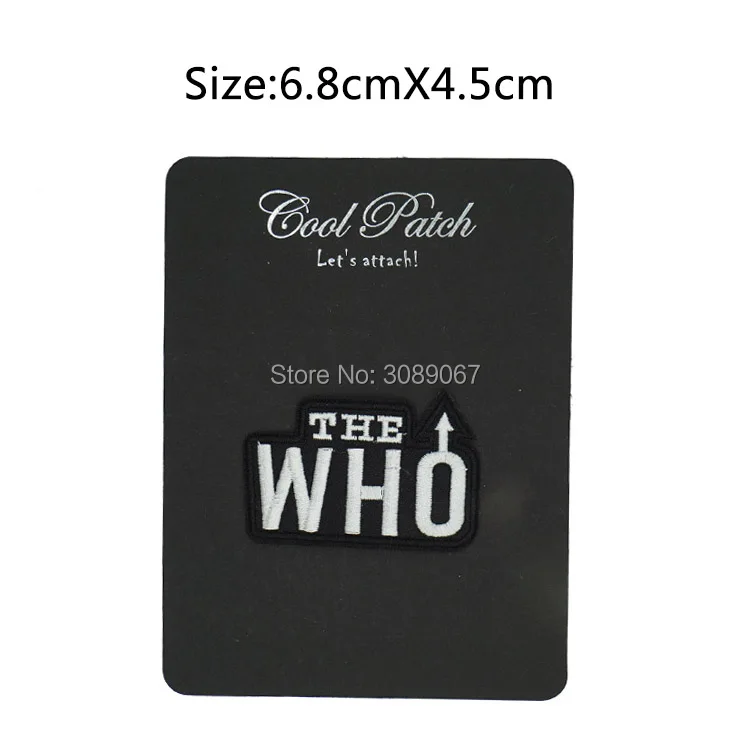 The Who Heavy Metal Band Music Sewing Embroidery Patch Transfer Patchwork Accessories Clothes