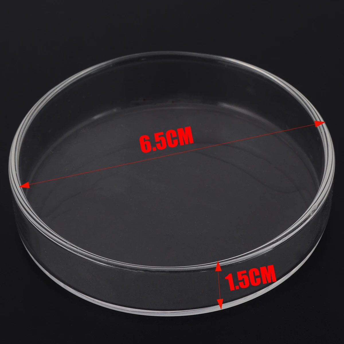 New Arrival Clear Acrylic Shrimp Feeding Food Dish Feeder Container for Aquarium Fish Tank 6.5cm x 1.5cm