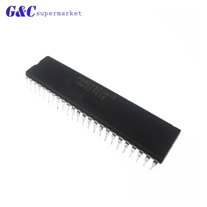 1/5PCS P80C152JA-1 P80C152 80C152JA DIP40 IC GOOD QUALITY