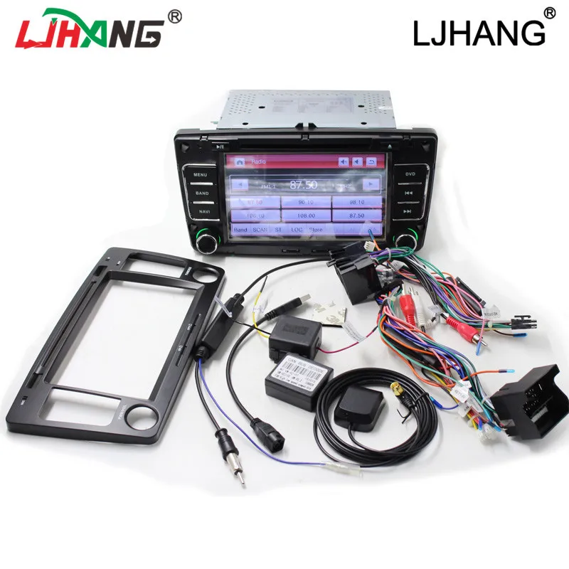 Best LJHANG 2 Din Car DVD Player For Skoda Octavia 2005-2008 2013 GPS Navigation Bluetooth Audio Stereo USB RDS FM Mirror-Link AUX IN 5 Best LJHANG 2 Din Car DVD Player For Skoda Octavia 2005-2008 2013 GPS Navigation Bluetooth Audio Stereo USB RDS FM Mirror-Link AUX IN 5