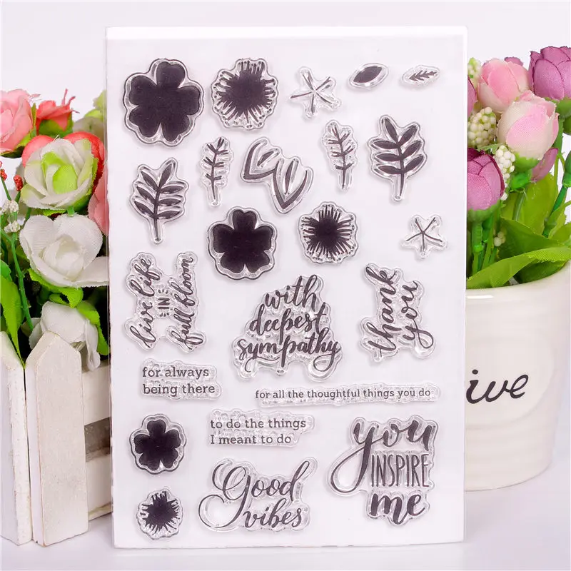 Rubber Silicone Clear Stamps for Scrapbooking Tampons Transparents Seal