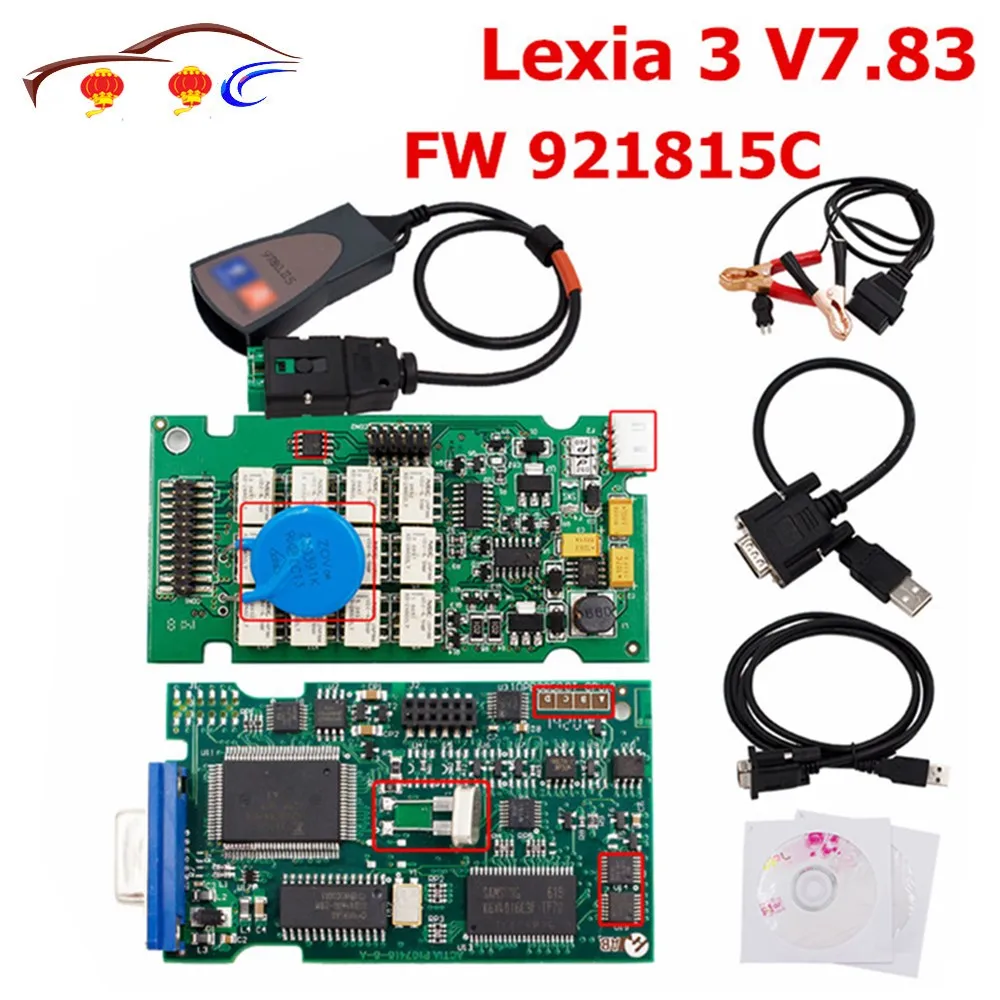 

For Lexia3 Pp2000 V7.83 Obd2 Fw 921815c Diagnostic Tool Lexia 3 Diagbox 7.83 Multi-languages For Peugeot&citroen Scanner