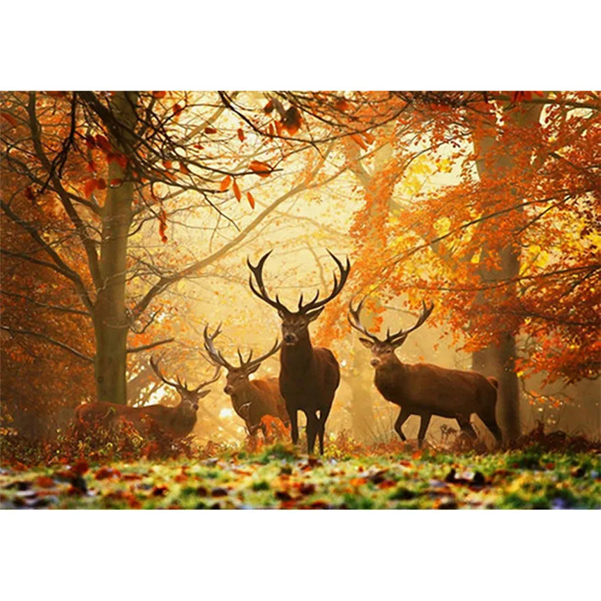5D Deer Diamond Painting Rhinestone Embroidery Painting Office Home