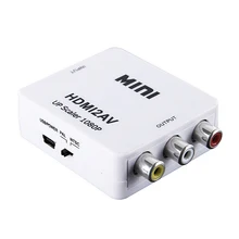 Горячий мини 1080 P HDMI к Аудио Видео AV RCA адаптер CVBS конвертер для HDTV BUS66