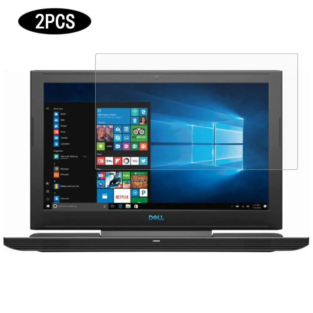 Cartinoe 15,6 дюймов Защитная плёнка для экрана ноутбука для Dell G7 15 7588 ноутбук универсальная Hd кристально чистая Lcd Защитная пленка 2 шт