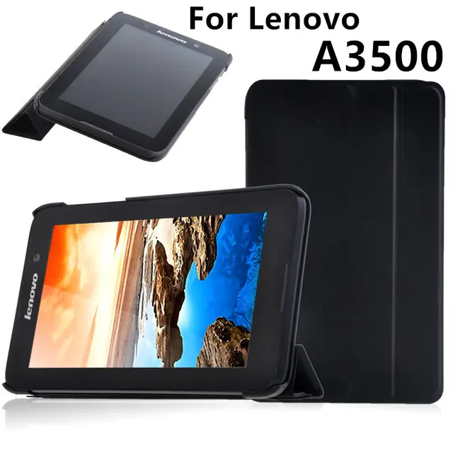 Best Price Case Cover For Lenovo A3500 Tab A7-50 Protective Protector Smart covers Leather Tablet PC A7 A7-50 A750 PU Sleeve Cases 7 inch