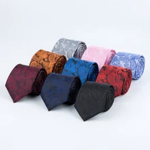 7,5 см Широкий цветочный галстук в цветочек для мужчин Свадебная вечеринка Gravatas галстук для жениха галстук