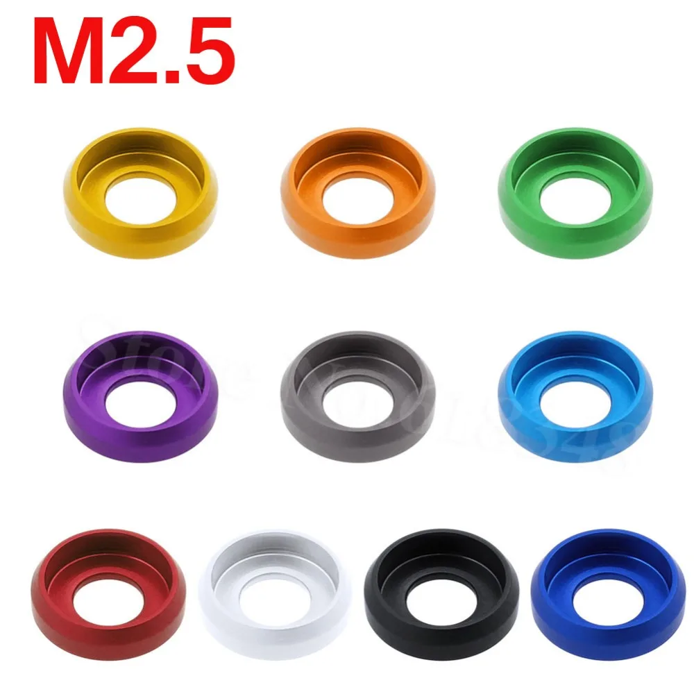 

8pcs/Lot M2.5 Screws Washer Bolts Washers Cap Head Pan Head Aluminum Anodized Hardware CNC for RC Model Cars FPV Drone Parts