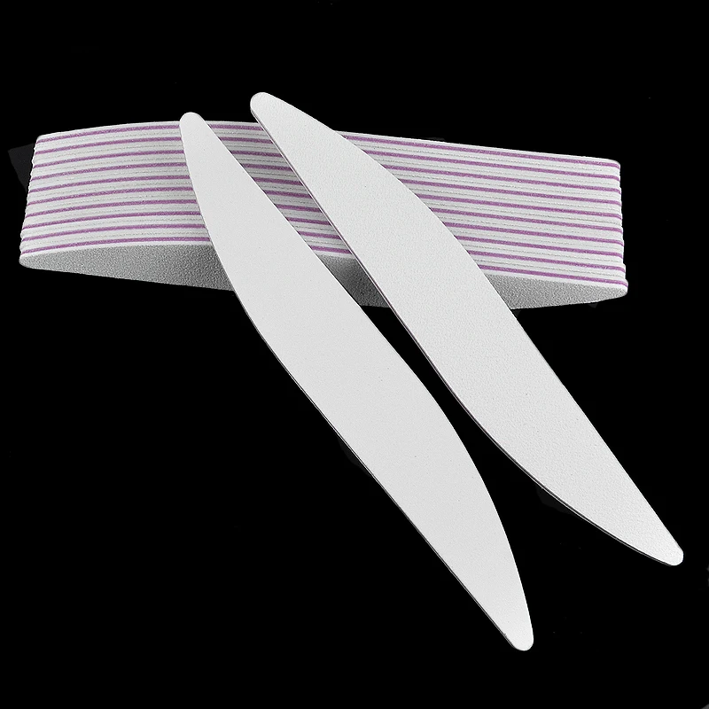 

10Pcs High Quality White Nail File 100/180 Sanding Files Manicure Nail Tools Cuticle Remover Buffer Nail Art Sets for Salon