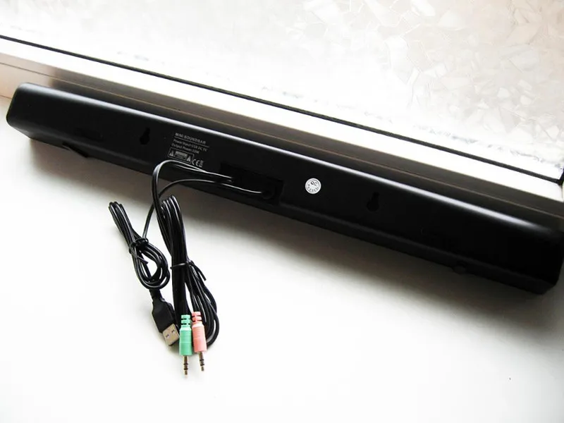 Lonpoo Soundbar USB Динамик для компьютера стерео звук S Наушники MP3 Саундбар ТВ PC iphone