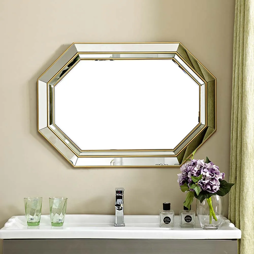 European wall hanging mirror wall mirror glass mirror hotel bathroom