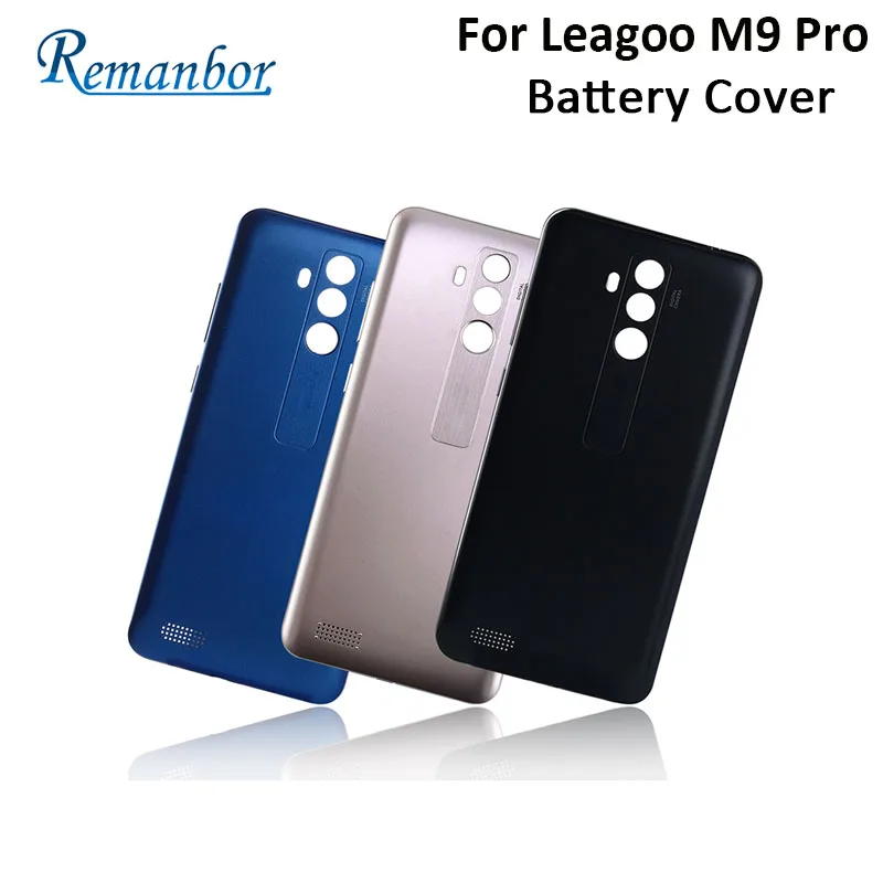 Remanbor для Leagoo M9 Pro Батарея крышка с расходящимися замена пленки тонкий защитная