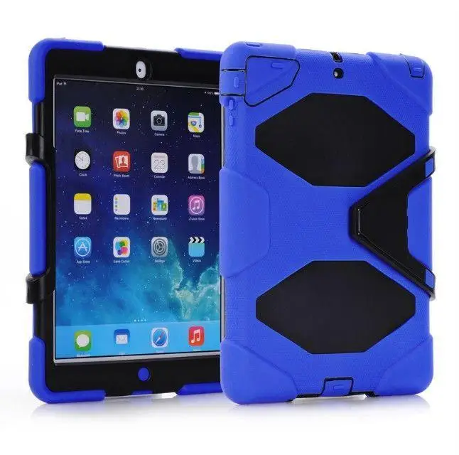 Для Apple iPad 2/3/4 ударопрочный бронированный гибридный защитный чехол Kickstand чехол с фронтальной защитной пленкой для iPad 4/3/2