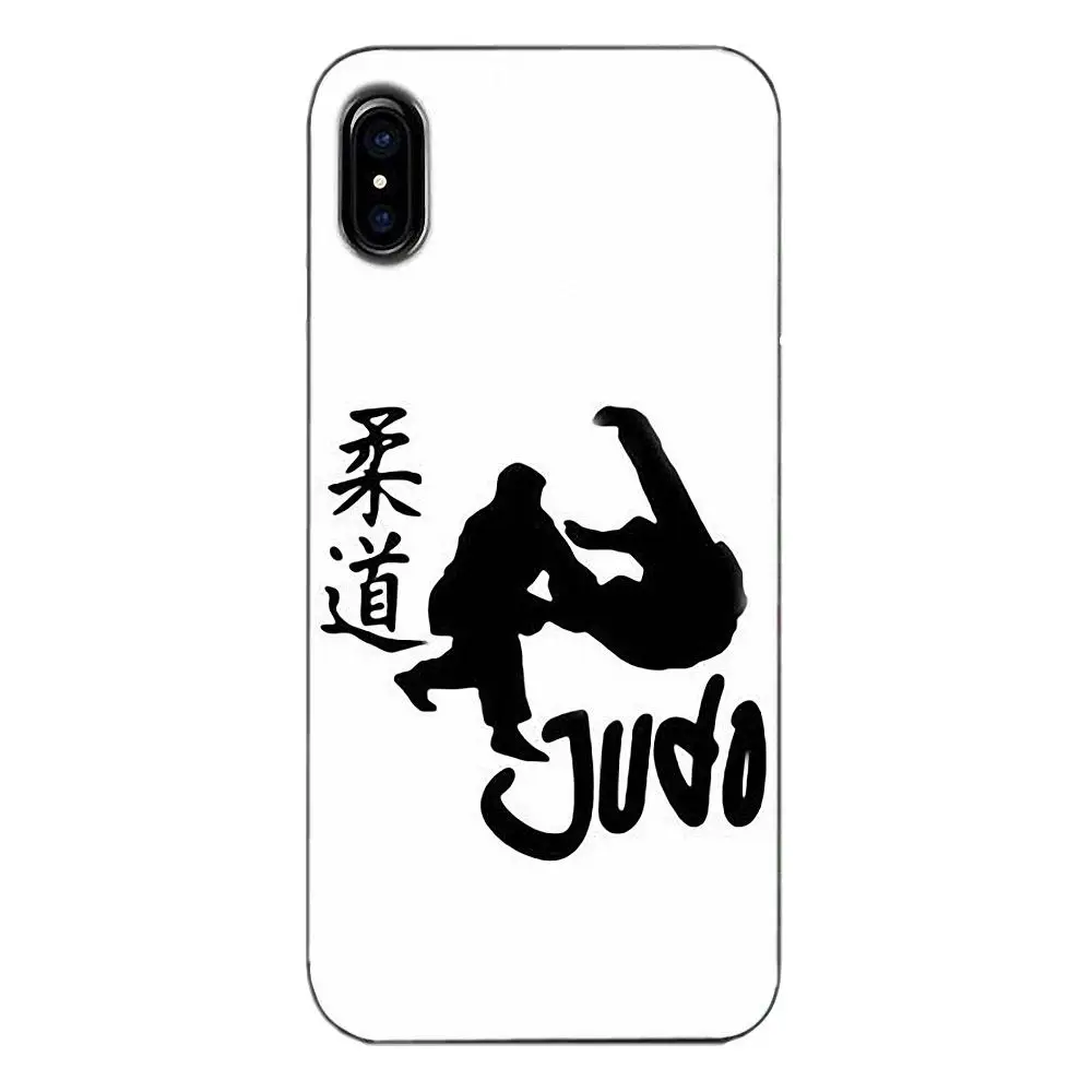 Мягкий чехол для телефона Apple iPhone 4 4S 5 5C 5S SE 6 6S 7 8 Plus X Fashion Judo Sport|Чехлы-накладки| |