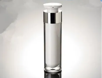 

2017 New 50ml lock head acrylic airless vacuum pump lotion bottle used for serum/lotion/emulsion/foundation Cosmetic Container
