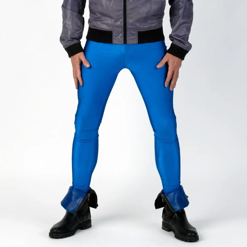 Speerise Mens Lycra Leggings Tights Skinny Full Length Meggings Leggings Tights for Guys Men Wearing Leggings Free Shipping