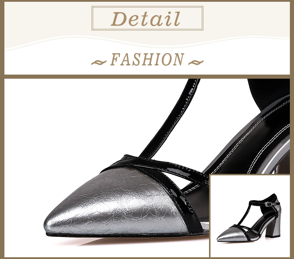 SOPHITINA/модные босоножки с Т-образным ремешком из высококачественной натуральной кожи; особая удобная обувь на квадратном каблуке; новые сандалии с пряжкой; MO87
