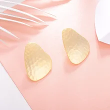 Hongye простой Дизайнерские золотые серьги Модные украшения Винтаж серьги для женщин Серебряные Цвет Pendientes Brincos