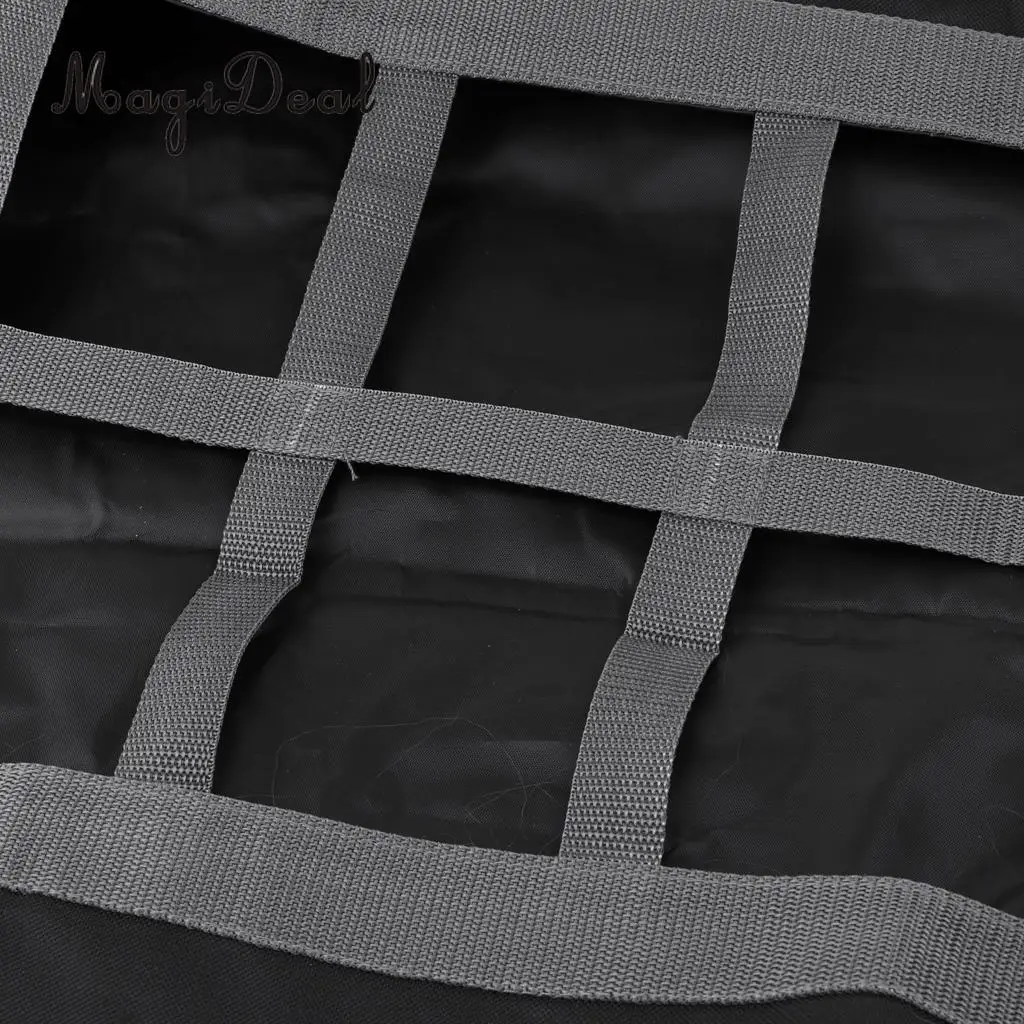 MagiDeal Slow Feed Hay Net Bag with Adjustable Carry Strap for Horses