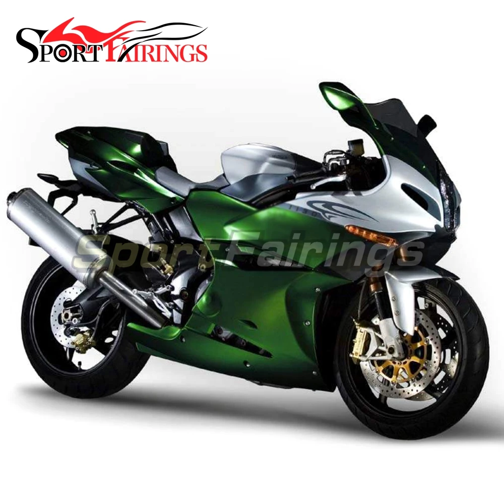 Silver Green Fairings For Benelli tornad Tre 1130 2008 2011 Fairing ABS