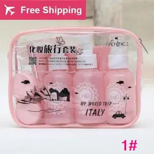 

Travel portable cosmetics packing bottle suit/travel wash gargle suit/emulsion packing bottle suit 10 sets of package