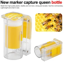 Сверла маркировки Ловец Пластик одной рукой маркер для бутылки плунжера пчеловод инструмент сад пчеловода queen ловушка для пчел