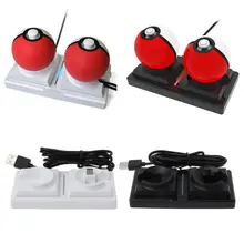 Зарядное устройство с двумя портами, игровой контроллер, блок питания, зарядная док-станция, подставка, подставка, держатель для пульта, NS Poke ball Plus Pokeball