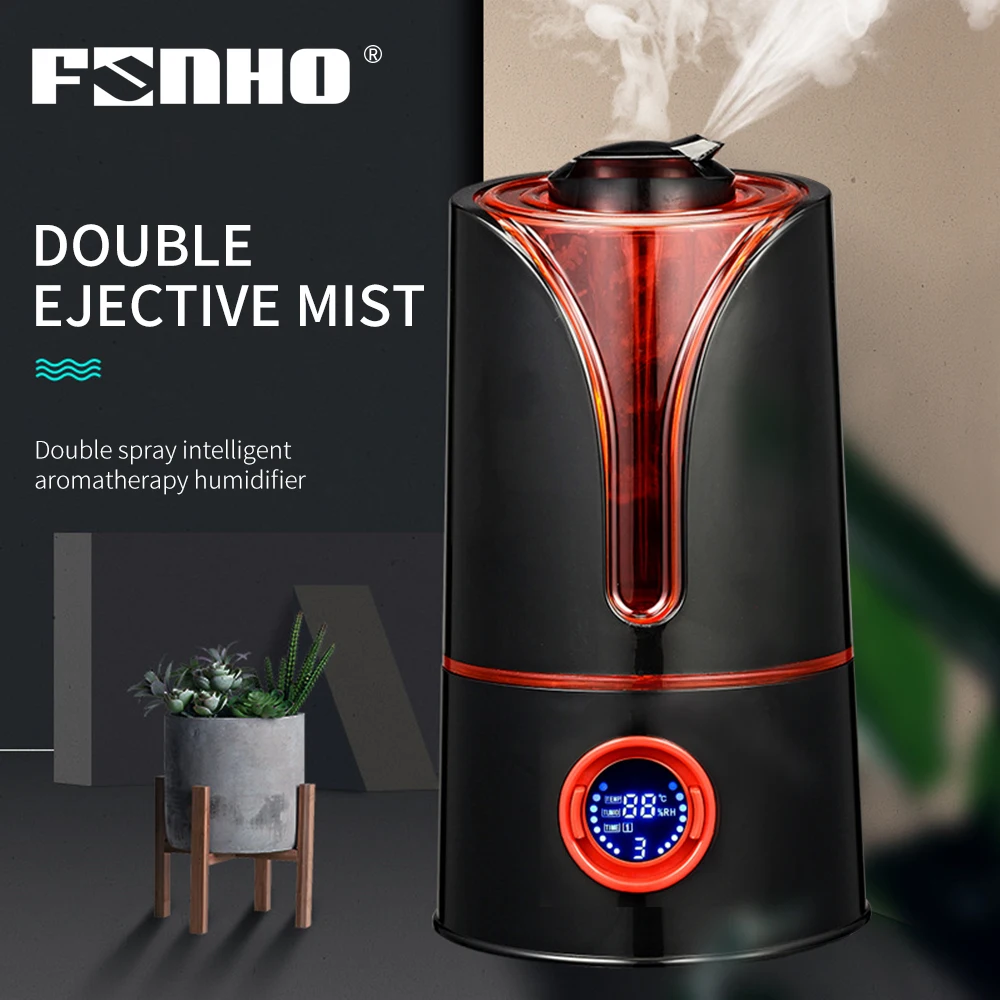 

FUNHO Timing Air Humidifier 3.5L Large Capacity Household Double Spray Mist Intelligent Mute Aroma Humidification Atomizer