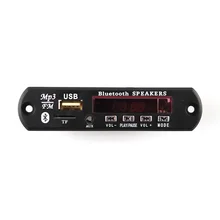 DC 12 v MP3 WMA Decodificador Decodificador Bordo Do Bluetooth Módulo de Áudio Sem Fio USB TF Rádio controle Remoto Para acessórios Do Carro