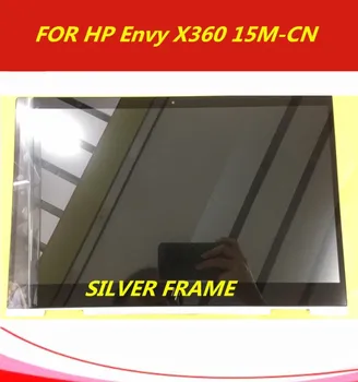 

original (SILVER FRAME)15.6INCH FOR HP Envy X360 15M-CN0011DX OEM LCD Touch Screen Assembly Bezel L10210-110 AS IS