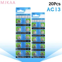20 Pieces / Bag AG13 LR44 357A S76E G13 Button Battery 1.55V Alkaline Battery Coin Battery 20 Pieces / Bag AG13 LR44 357A S76E G13 Button Battery 1.55V Alkaline Battery Coin Battery