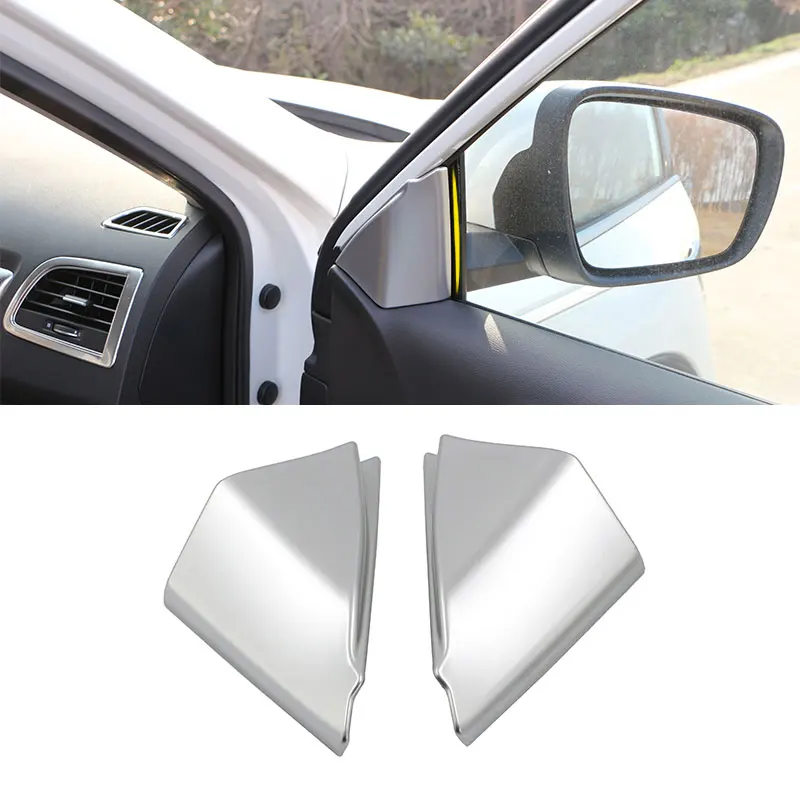 1-PAIR-ABS-Car-Inner-Matte-Front-A-Pillar-Bezel-Post-Triangle-Cover-Sticker-for-Renault