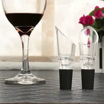 

Hot Sale Mini Red Wine Aerator Fast Spout Bottle Aerating Decanter Pourer Gift Bar Tool