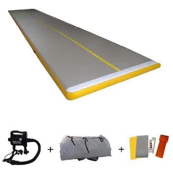

Free Shipping,Free Pump, 6x1x0.1m Gymnastics Inflatable Air Track Tumbling Mat Gym AirTrack For Sale