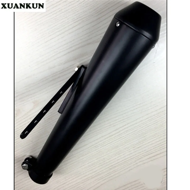 XUANKUN Винтаж мотоцикл 400 SR модифицированный рыбий рот Нортон выхлопной раздел тишина