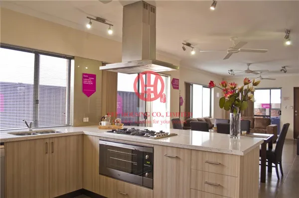 Disesuaikan Modern Dilaminasi Kayu Butir Warna Kabinet Dapur Dengan Disesuaikan Modern Dilaminasi Kayu Butir Warna Kabinet Dapur Dengan Sangat Baik Desain Dan Kualitas Moq Adalah 1 Set Menghirup Laut Di Pintu Dari