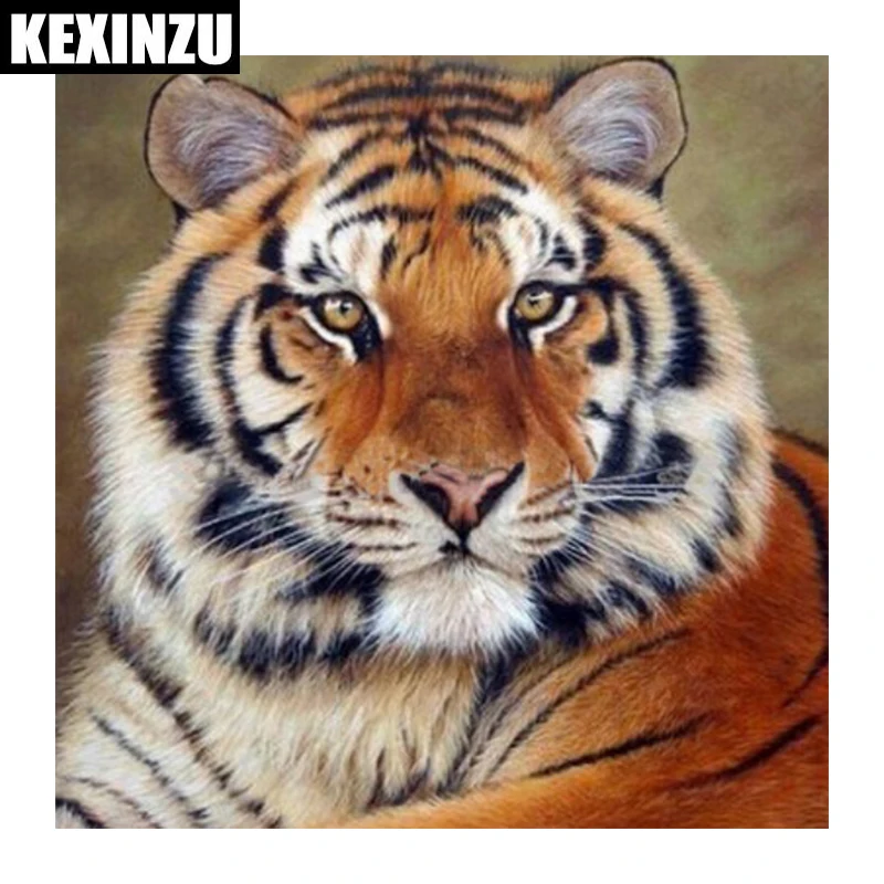 

diamond painting full square/round Diamond Embroidery Mosaic "tiger"Cross Stitch Rhinestone Children's handmade Decor
