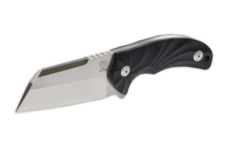 VOLTRON качество фиксированным лезвием Ножи D2 лезвие из нержавеющей стали черный G10 ручкой охотничий нож выживания тактический открытый