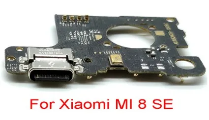 usb зарядный порт гибкий кабель для Xiaomi Mi A1 5X8 Lite 9 Se CC 9 9e 6 6X Pocophone F1 док-станция зарядное устройство с наушником - Цвет: mi8 Se - Copy