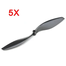 5X 8043 8×4.3 inch Slow Fly Propeller Blade Black CCW for RC Airplane
