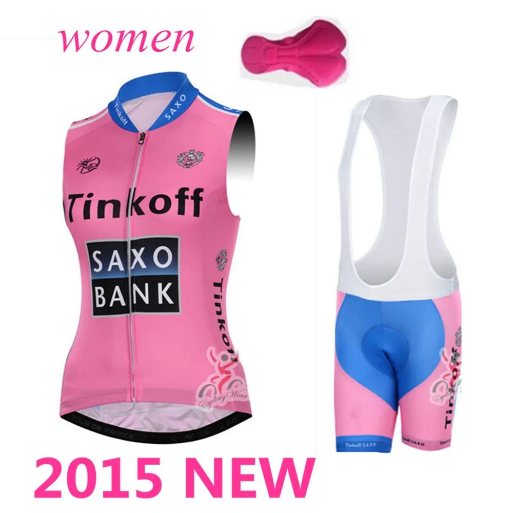 2015 tinkoff saxo bank Women sleeveless vest Cycling ...