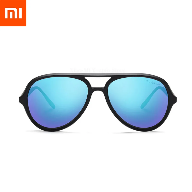 Новые Xiaomi Mijia Youpin TS Ice Blue Авиатор солнцезащитные очки поляризованные линзы солнцезащитные очки для мужчин и женщин для летних путешествий