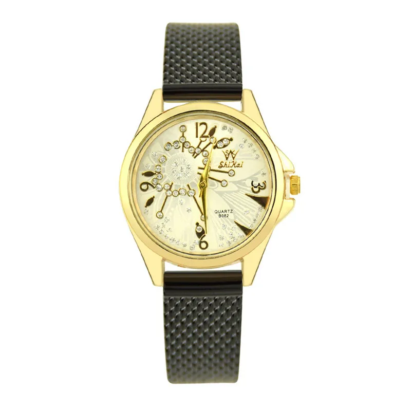 

Trend Personality Watch Silicone Strap Quartz Fashion Casual Watch women's watches with leather strap wrist watches for women
